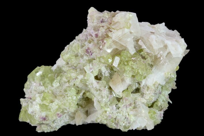 Vesuvianite & Diopside Crystal Cluster - Jeffrey Mine, Canada #134427